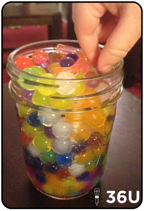 act prep math probability liquid marbles in a glass